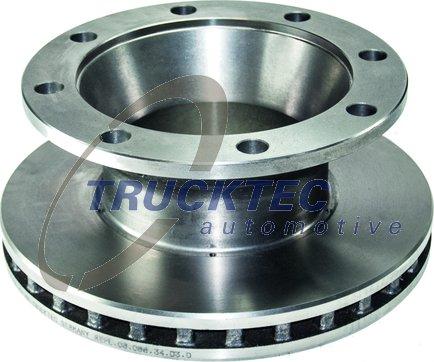 Trucktec Automotive 90.35.009 - Тормозной диск autosila-amz.com