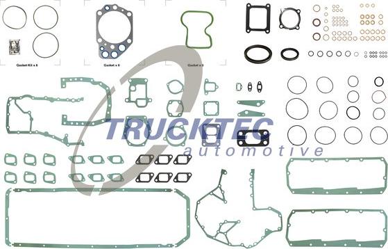 Trucktec Automotive 04.10.108 - Комплект прокладок, двигатель autosila-amz.com