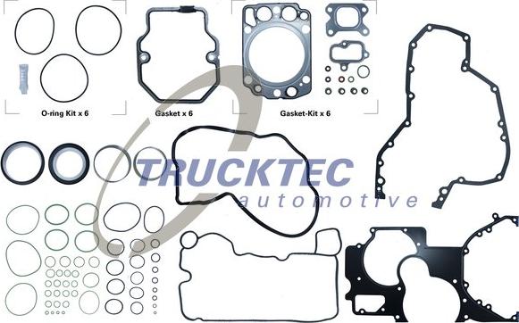 Trucktec Automotive 05.10.031 - Комплект прокладок, головка цилиндра autosila-amz.com