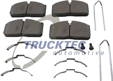 Trucktec Automotive 05.35.040 - Тормозные колодки, дисковые, комплект autosila-amz.com
