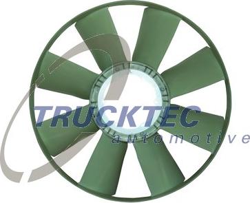 Trucktec Automotive 01.19.157 - Крыльчатка вентилятора, охлаждение двигателя autosila-amz.com