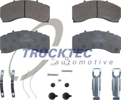 Trucktec Automotive 01.35.950 - Тормозные колодки, дисковые, комплект autosila-amz.com