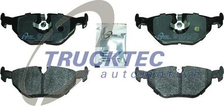 Trucktec Automotive 08.34.194 - Тормозные колодки, дисковые, комплект autosila-amz.com