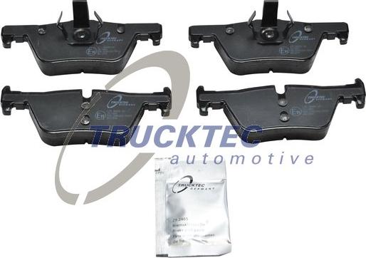Trucktec Automotive 08.34.155 - Тормозные колодки, дисковые, комплект autosila-amz.com