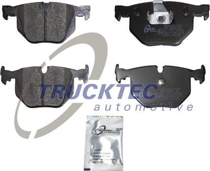 Trucktec Automotive 08.34.105 - Тормозные колодки, дисковые, комплект autosila-amz.com