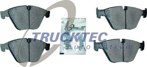 Trucktec Automotive 08.34.174 - Тормозные колодки, дисковые, комплект autosila-amz.com