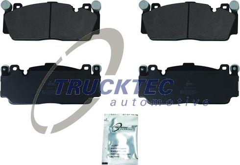 Trucktec Automotive 08.34.175 - Тормозные колодки, дисковые, комплект autosila-amz.com