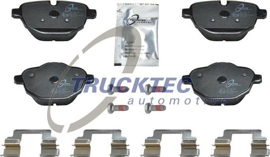 Trucktec Automotive 08.35.049 - Тормозные колодки, дисковые, комплект autosila-amz.com