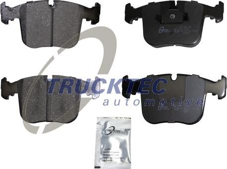 Trucktec Automotive 08.35.044 - Тормозные колодки, дисковые, комплект autosila-amz.com