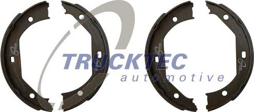Trucktec Automotive 08.35.009 - Комплект тормозов, ручник, парковка autosila-amz.com