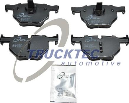 Trucktec Automotive 08.35.129 - Тормозные колодки, дисковые, комплект autosila-amz.com