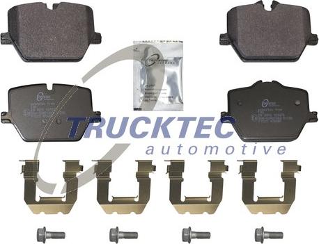 Trucktec Automotive 08.35.247 - Тормозные колодки, дисковые, комплект autosila-amz.com