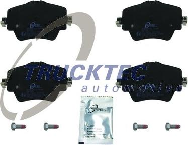 Trucktec Automotive 08.35.203 - Тормозные колодки, дисковые, комплект autosila-amz.com