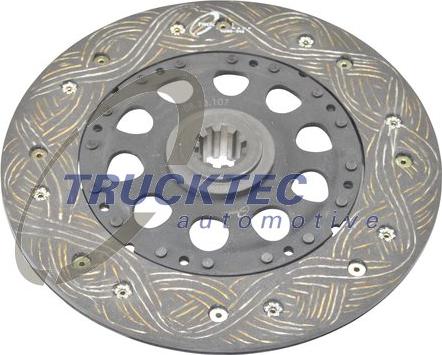 Trucktec Automotive 08.23.107 - Диск сцепления, фрикцион autosila-amz.com