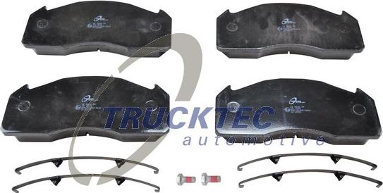 Trucktec Automotive 03.35.033 - Тормозные колодки, дисковые, комплект autosila-amz.com