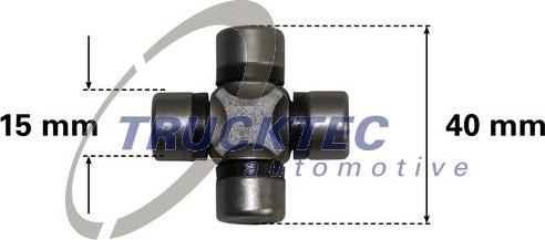 Trucktec Automotive 02.34.033 - Шарнир, колонка рулевого управления autosila-amz.com