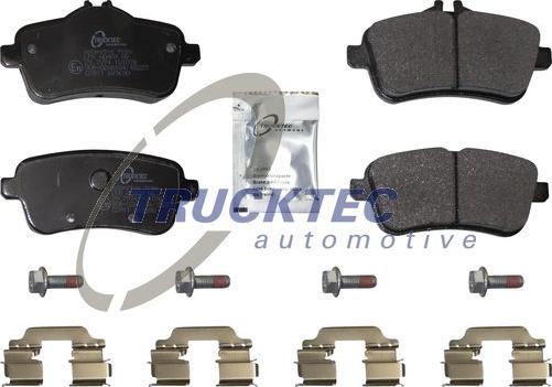 Trucktec Automotive 02.35.496 - Тормозные колодки, дисковые, комплект autosila-amz.com