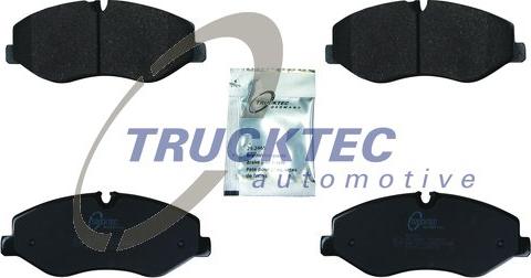 Trucktec Automotive 02.35.497 - Тормозные колодки, дисковые, комплект autosila-amz.com