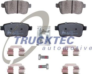 Trucktec Automotive 02.35.448 - Тормозные колодки, дисковые, комплект autosila-amz.com