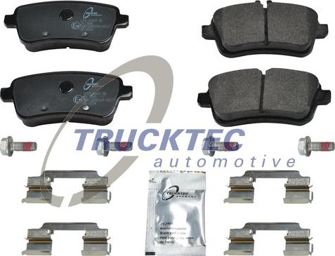 Trucktec Automotive 02.35.437 - Тормозные колодки, дисковые, комплект autosila-amz.com