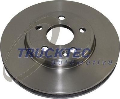 Trucktec Automotive 02.35.553 - Тормозной диск autosila-amz.com