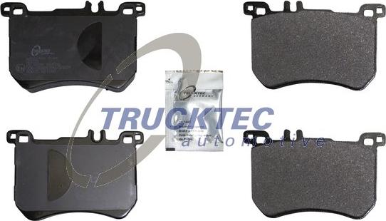 Trucktec Automotive 02.35.562 - Тормозные колодки, дисковые, комплект autosila-amz.com