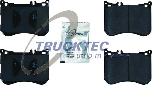 Trucktec Automotive 02.35.508 - Тормозные колодки, дисковые, комплект autosila-amz.com