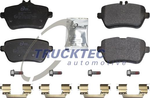 Trucktec Automotive 02.35.510 - Тормозные колодки, дисковые, комплект autosila-amz.com