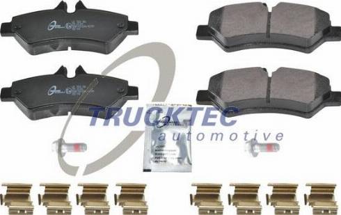 Trucktec Automotive 02.35.580 - Тормозные колодки, дисковые, комплект autosila-amz.com