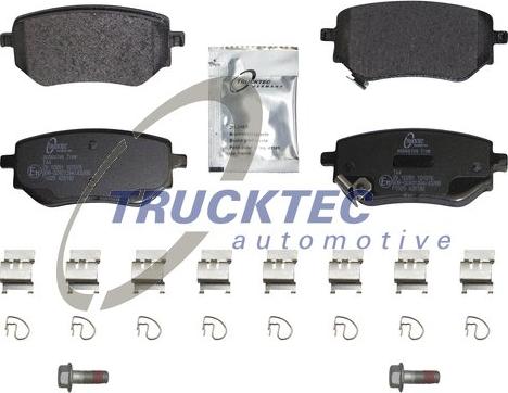Trucktec Automotive 02.35.633 - Тормозные колодки, дисковые, комплект autosila-amz.com