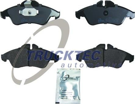 Trucktec Automotive 02.35.082 - Тормозные колодки, дисковые, комплект autosila-amz.com