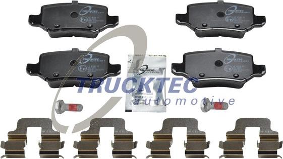Trucktec Automotive 02.35.147 - Тормозные колодки, дисковые, комплект autosila-amz.com