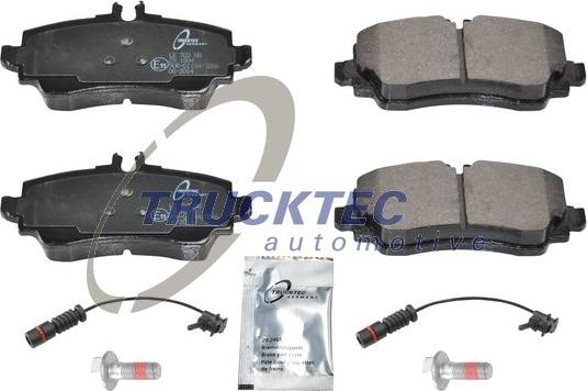 Trucktec Automotive 02.35.151 - Тормозные колодки, дисковые, комплект autosila-amz.com