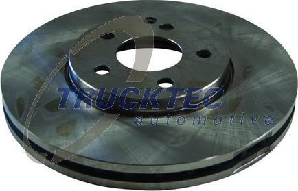 Trucktec Automotive 02.35.158 - Тормозной диск autosila-amz.com
