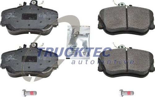 Trucktec Automotive 02.35.104 - Тормозные колодки, дисковые, комплект autosila-amz.com