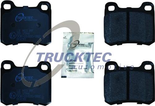 Trucktec Automotive 02.35.100 - Тормозные колодки, дисковые, комплект autosila-amz.com