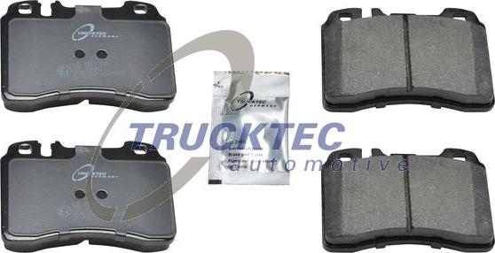 Trucktec Automotive 02.35.102 - Тормозные колодки, дисковые, комплект autosila-amz.com