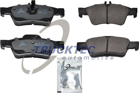 Trucktec Automotive 02.35.115 - Колодки тормозные дисковые /комплект 4 шт/ autosila-amz.com