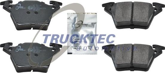 Trucktec Automotive 02.35.118 - Тормозные колодки, дисковые, комплект autosila-amz.com