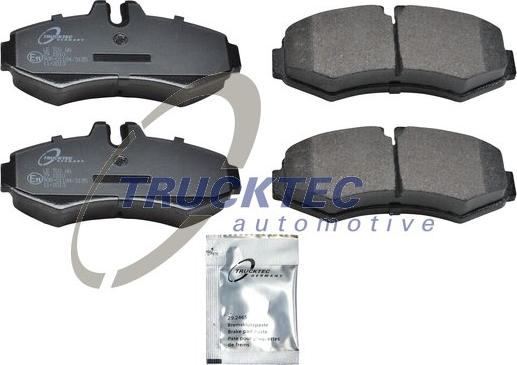 Trucktec Automotive 02.35.117 - Тормозные колодки, дисковые, комплект autosila-amz.com