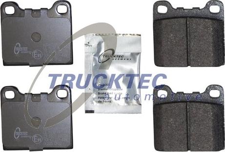 Trucktec Automotive 02.35.131 - колодки дисковые торм. задн. MB autosila-amz.com
