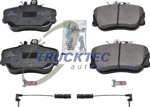 Trucktec Automotive 02.35.128 - Тормозные колодки, дисковые, комплект autosila-amz.com
