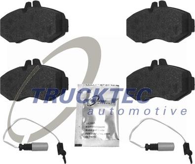 Trucktec Automotive 02.35.123 - Тормозные колодки, дисковые, комплект autosila-amz.com