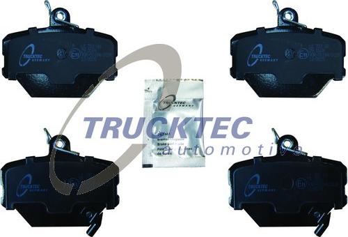 Trucktec Automotive 02.35.246 - Тормозные колодки, дисковые, комплект autosila-amz.com