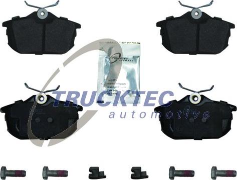 Trucktec Automotive 02.35.248 - Тормозные колодки, дисковые, комплект autosila-amz.com