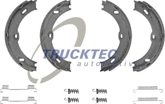 Trucktec Automotive 02.35.205 - Комплект тормозов, ручник, парковка autosila-amz.com
