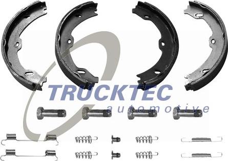 Trucktec Automotive 02.35.206 - Комплект тормозов, ручник, парковка autosila-amz.com