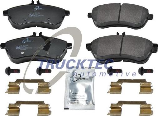 Trucktec Automotive 02.35.232 - Тормозные колодки, дисковые, комплект autosila-amz.com