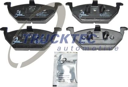 Trucktec Automotive 07.35.141 - Тормозные колодки, дисковые, комплект autosila-amz.com