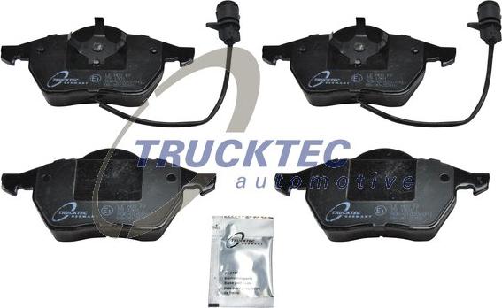 Trucktec Automotive 07.35.109 - Тормозные колодки, дисковые, комплект autosila-amz.com